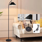Nordic Pleated Fabric Floor Lamp Modern Simple Standing Light Living Room Decor Sofa Bedroom Led Bedside Floor Lamp Night Light