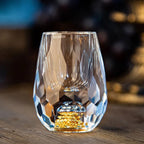 Baujiu Crystal Shot Glass Double Bottom Gold Foil Limited