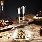 Handmade Crystal Whisky Decanter – Contemporary Home Bar Essential for Cocktail Shakers