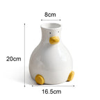 Adorable Duck Ceramic Vase