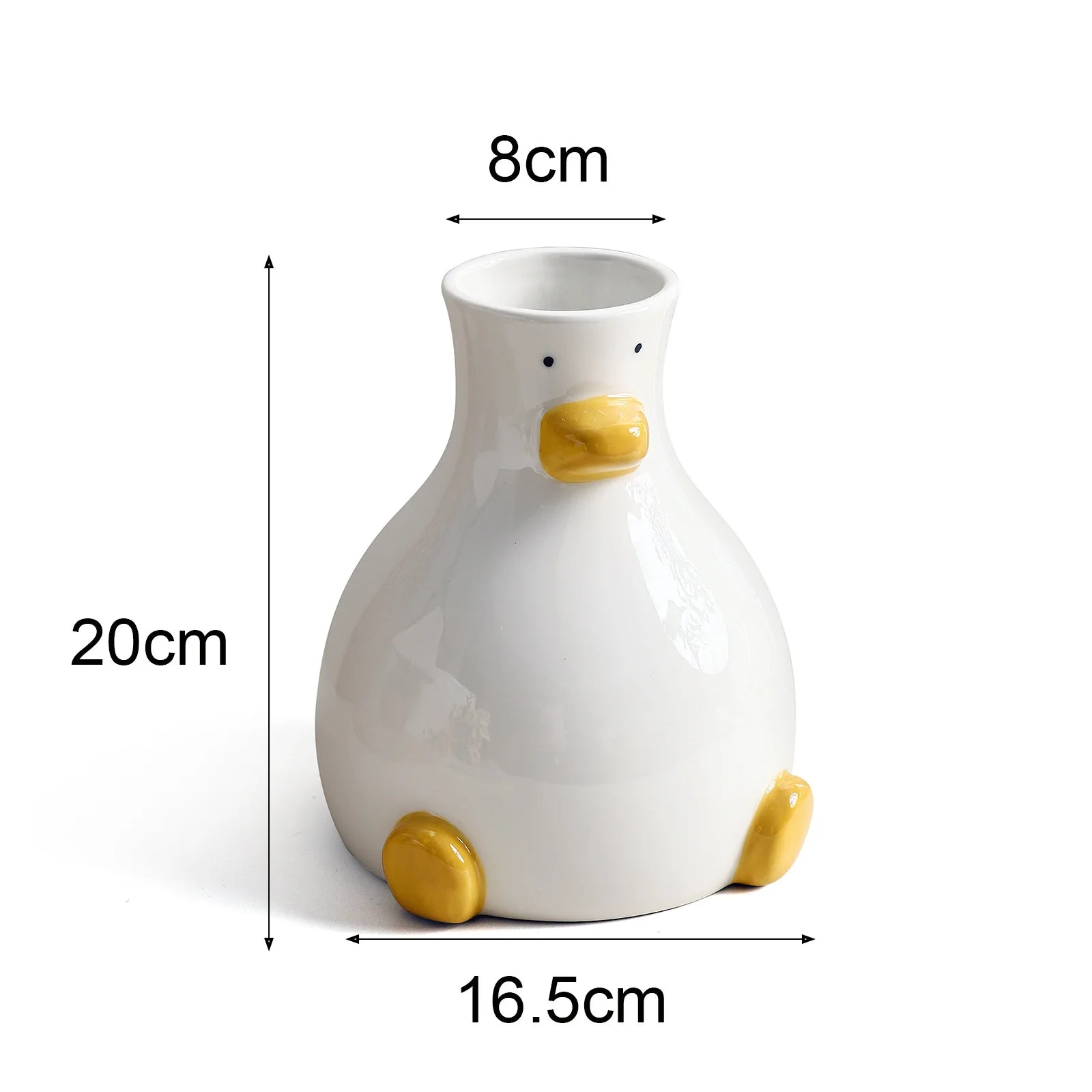 Adorable Duck Ceramic Vase