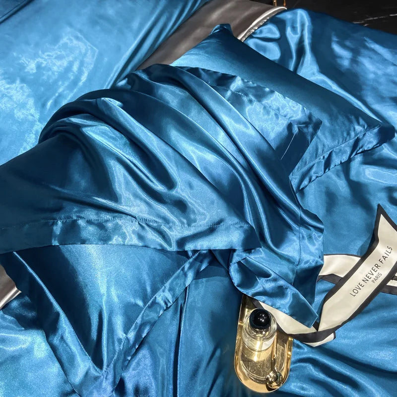 Lan Duo Mao Silk Blend Duvet Cover Set Mulberry Silk Edition