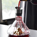 Handmade Crystal Whisky Decanter – Contemporary Home Bar Essential for Cocktail Shakers