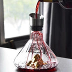 Handmade Crystal Whisky Decanter – Contemporary Home Bar Essential for Cocktail Shakers