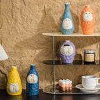 Hand-Drawn Dopamine Ceramic Vase | Joyful Home Décor & Children’s Room Accent