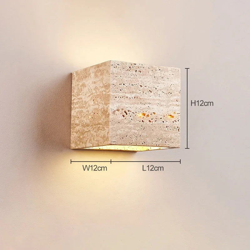 Wabi Sabi Yellow Marble Wall Lamp Exclusive Edition