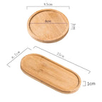 Elegant Bamboo Organizer Tray Set