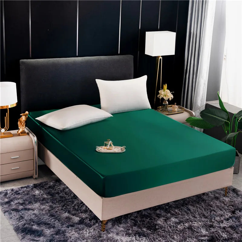 Cha Yu Paicn Satin Fitted Sheet 90x200 Hotel Collection