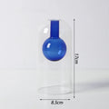 Double Wall Borosilicate Glass Vase | Sculptural Cylinder Vessel for Luxury Interiors