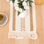 Elegant Cotton Linen Table Runner