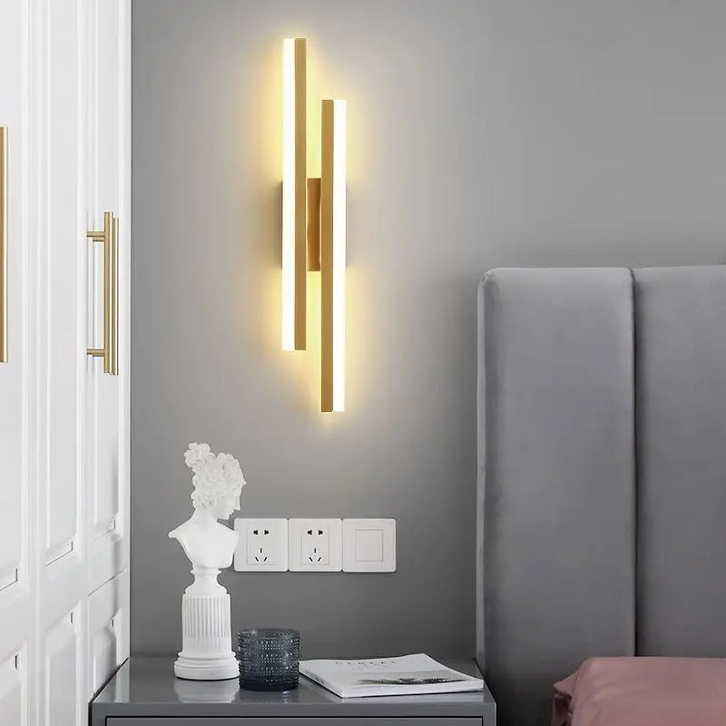 Modern LED Wall Sconce | Dimmable Acrylic Wall Lamp for Bedroom & Living Room