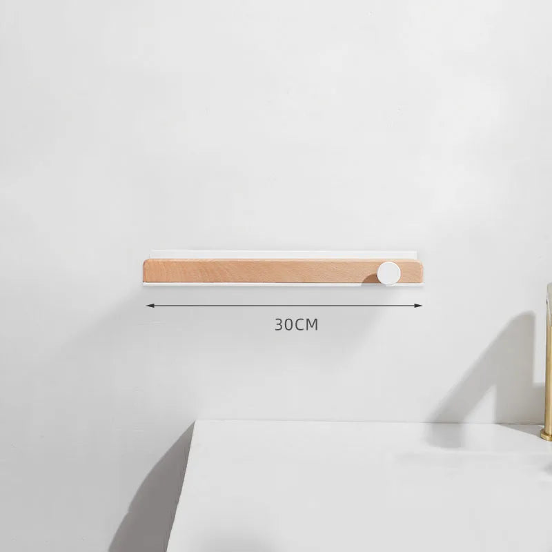 Aluminium Alloy Premium Edition Bathroom Wall Shelf White