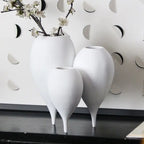 Geometric Triple Resin Vase | Sculptural Luxury Home Décor