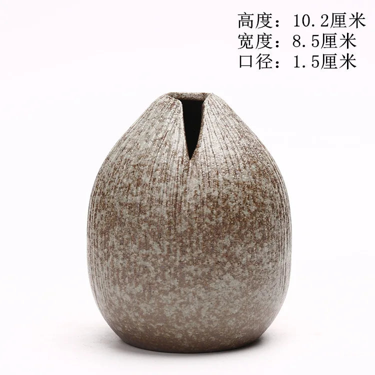 Abstract Terracotta Vase