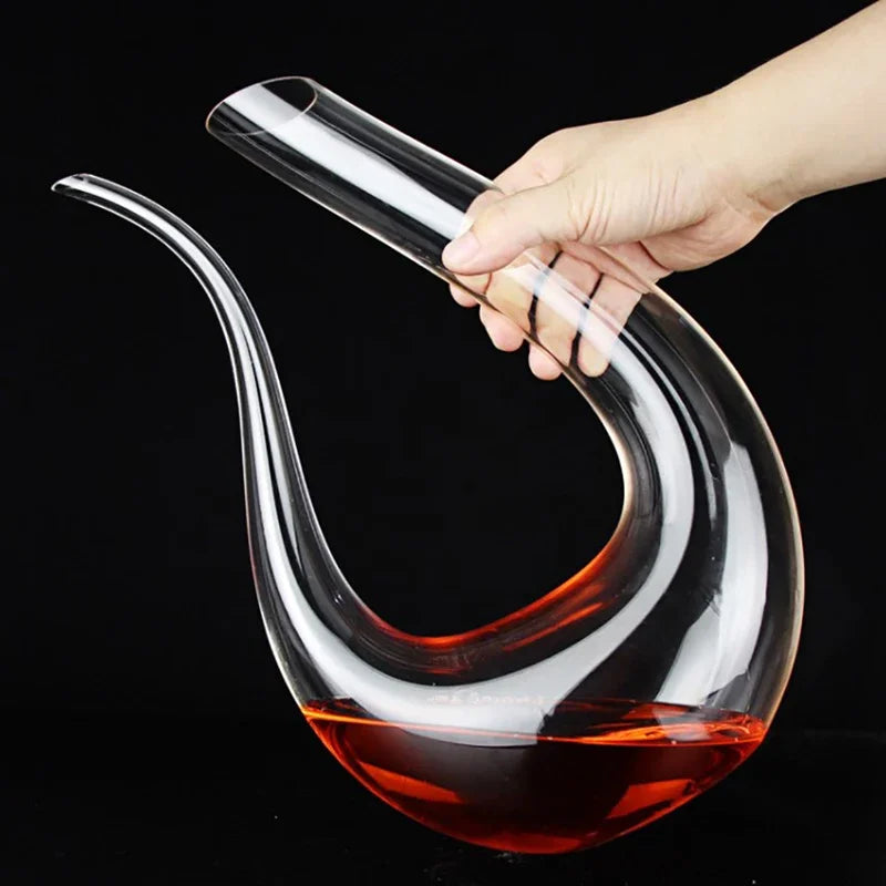 Crystal Wine Decanter Aerator 1500ml – Elegant Barware Essential for the Modern Home Bar