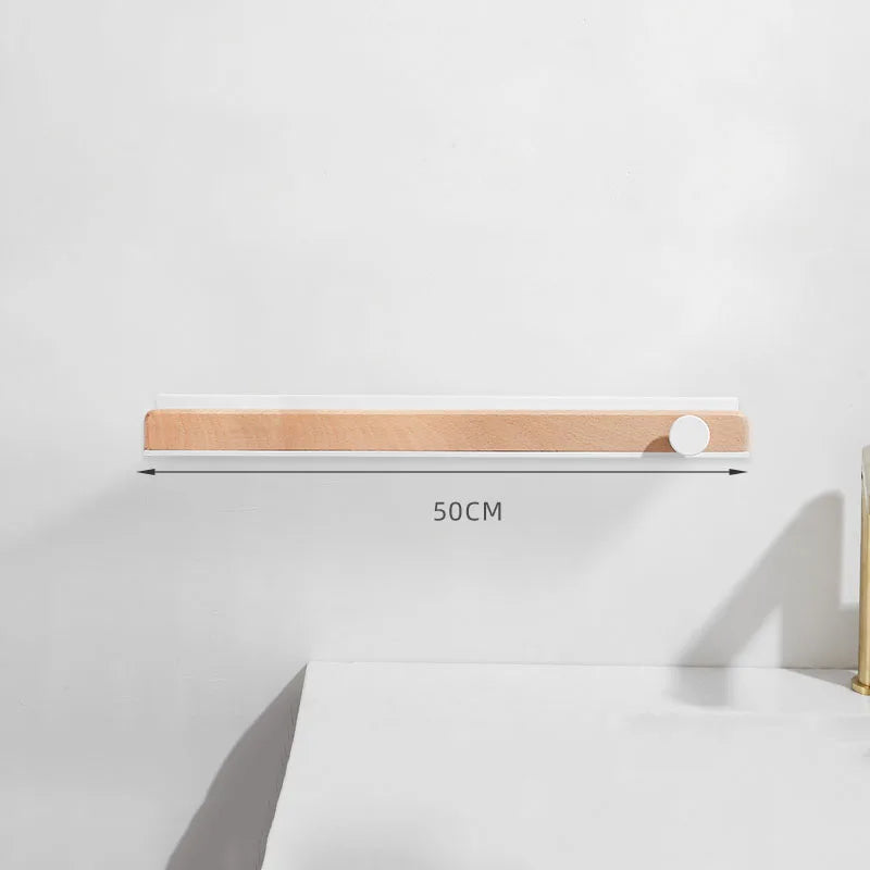 Aluminium Alloy Premium Edition Bathroom Wall Shelf White