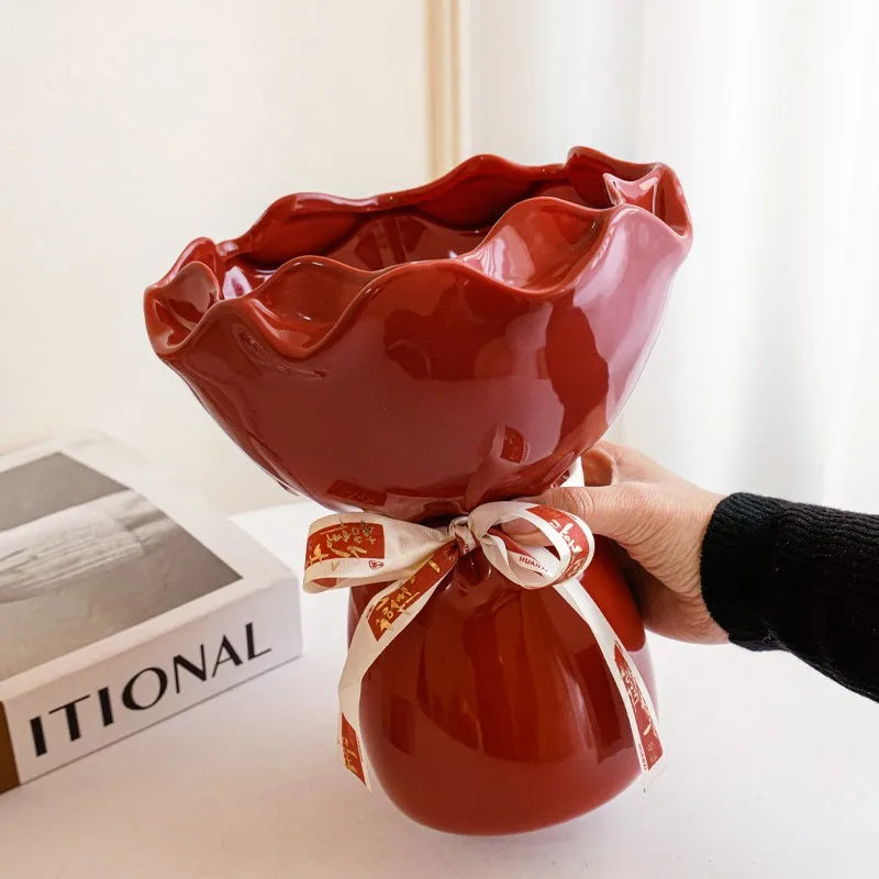 Ceramic Mood Vase | Luxury Porcelain Flower Vessel | Perfect Couple's Gift