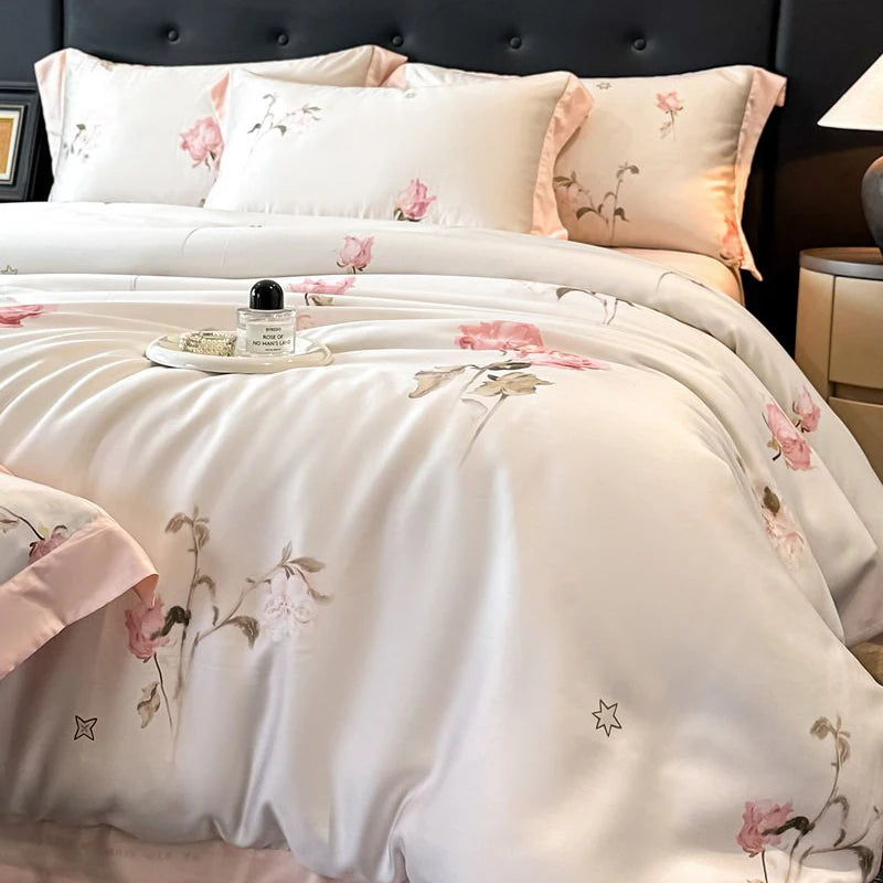 Lyocelluxe Floral Bedding Set Lyocell Collection Boutique