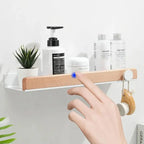 Aluminium Alloy Premium Edition Bathroom Wall Shelf White