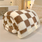 Double-Layer Plush Blanket, Cozy All-Season Throw. Soft, Machine Washable for Bed & Sofa. Luxury Comfort!