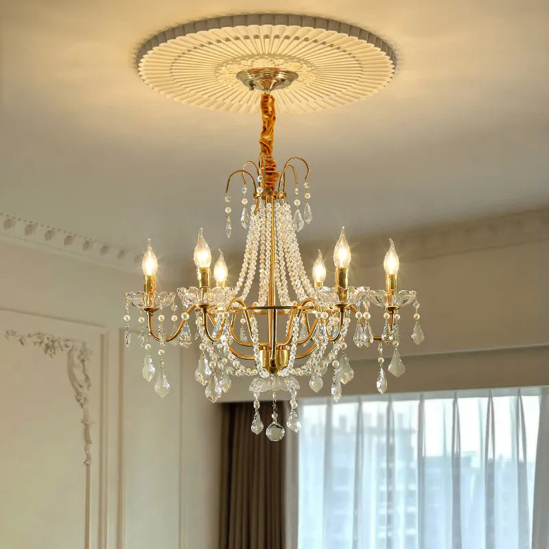 Artpad Gold Crystal Chandelier Pearl Beads Limited Edition