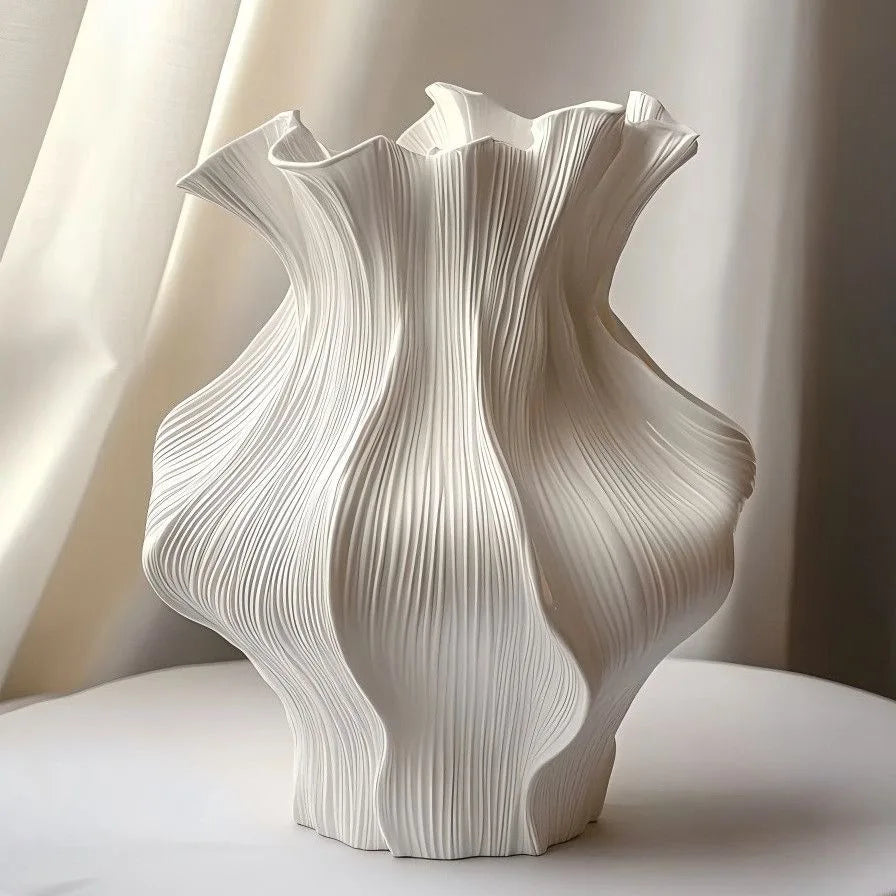 Artisan Black & White Ceramic Vase | Creative Luxury Home Décor