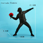 Modern Flower Thrower Figurine
