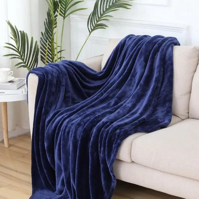 Luxurious Velvet Sofa Blanket