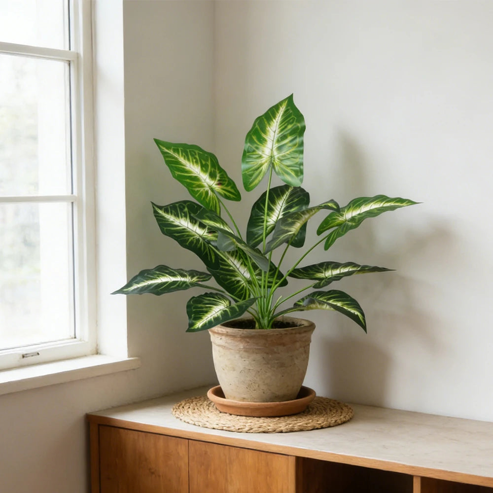 Monstera Tropical Leaf Stem | Luxury Artificial Plant for Interior Styling