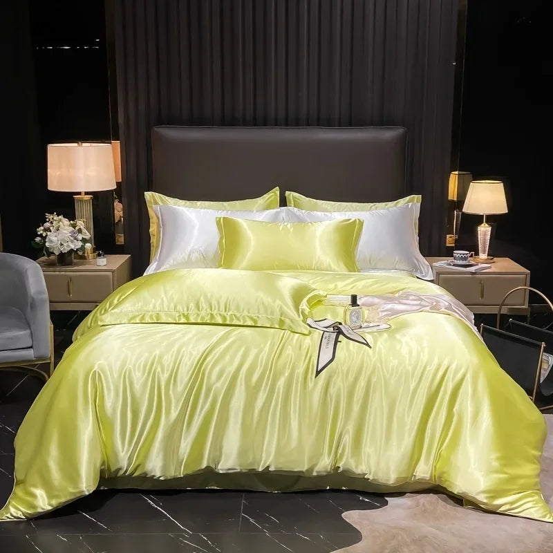 Lan Duo Mao Silk Blend Duvet Cover Set Mulberry Silk Edition