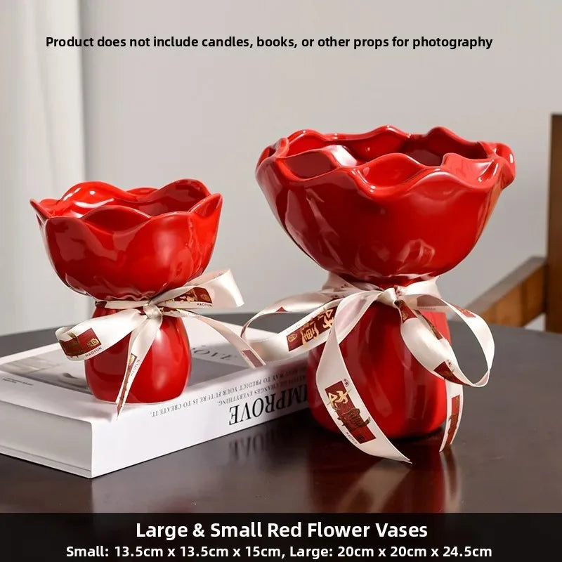 Ceramic Mood Vase | Luxury Porcelain Flower Vessel | Perfect Couple's Gift