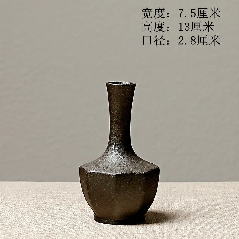 Abstract Terracotta Vase