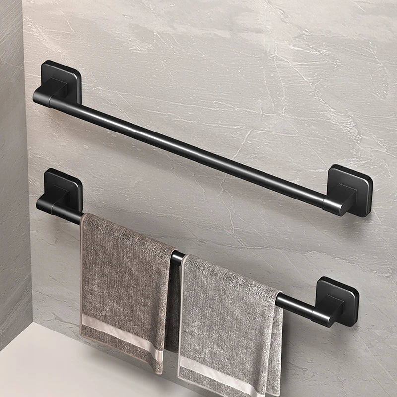 Luxury Aluminium Bathroom Hooks – Self-Adhesive Towel Hooks for Bathroom