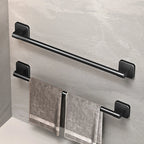 Luxury Aluminium Bathroom Hooks – Self-Adhesive Towel Hooks for Bathroom