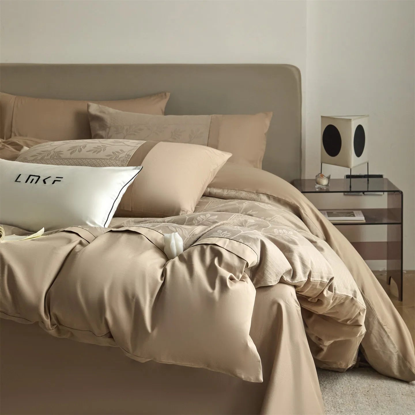 Svetanya Satin Egyptian Cotton Bedding Set Jacquard Reserve