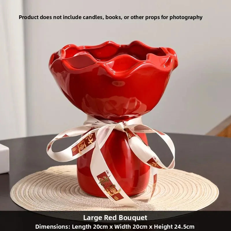 Ceramic Mood Vase | Luxury Porcelain Flower Vessel | Perfect Couple's Gift