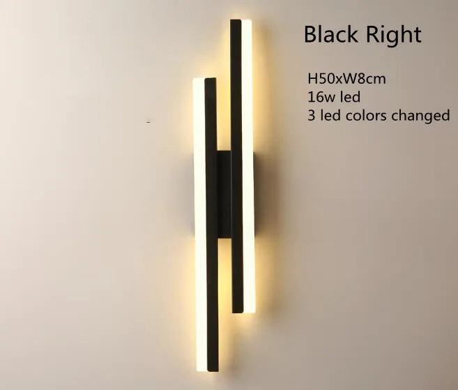 Modern LED Wall Sconce | Dimmable Acrylic Wall Lamp for Bedroom & Living Room