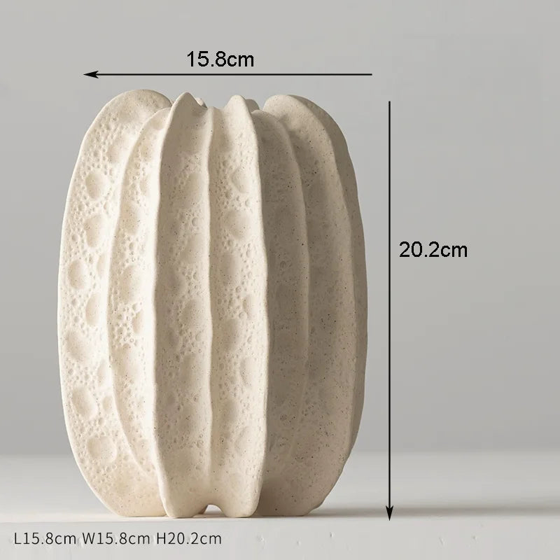 Minimalist White Porcelain Vase | Luxury Ceramic Home Décor