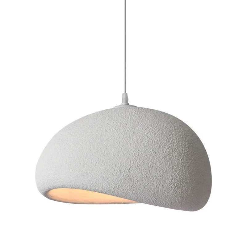 Wabi-Sabi Pendant Light | Modern LED Chandelier | White & Grey | 30–60cm