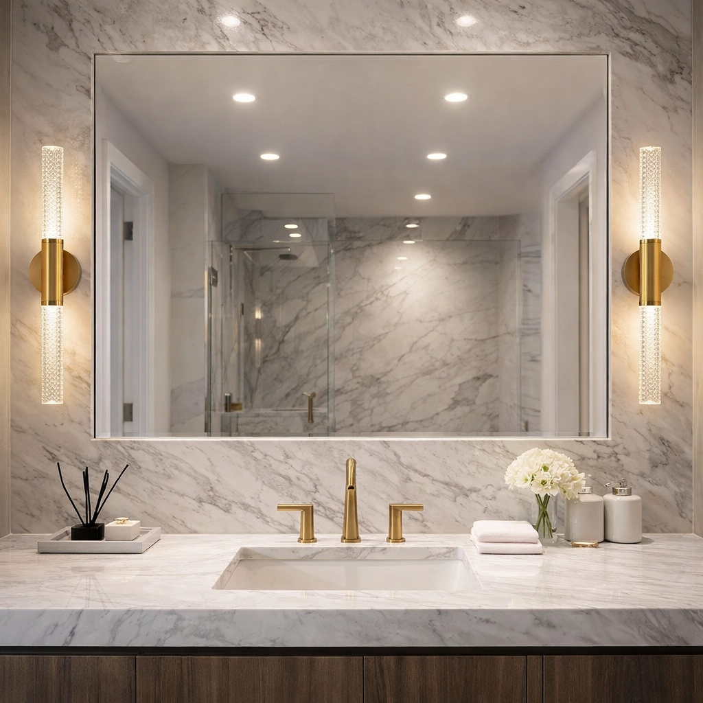 Crystal Rod LED Wall Sconce — Nordic Bubbles