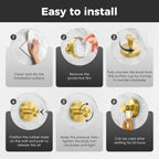 Stainless Steel Suction Hook | Waterproof Wall Mount